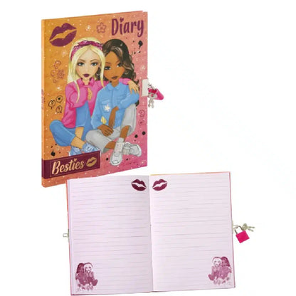 Besties A5 Diary/60 Sheets With Key & Lock