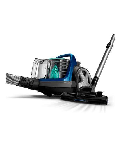 PHILIPS PowerPro Active Royal Blue:2000W, 410W suction power, Power Cyclone 7 technology, new Turbo brush nozzle design, HEPA filter FC9570/62 - UAE Version