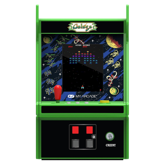 My Arcade Galaga Micro Player Pro 2 Games in 1 - Mini Arcade Machine