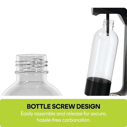 Nutricook - Fizzi Soda Maker - Black - 1L