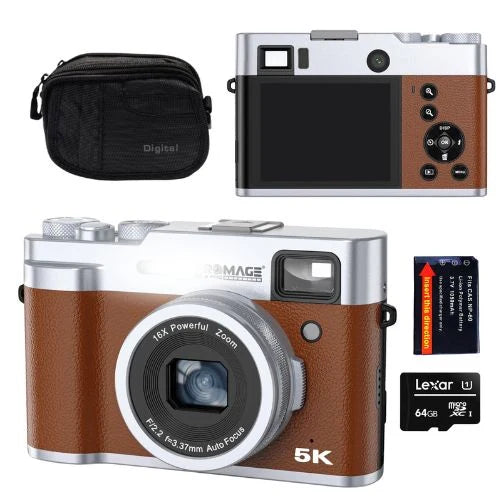 Promage PC-225 Retro-Style Digital Camera