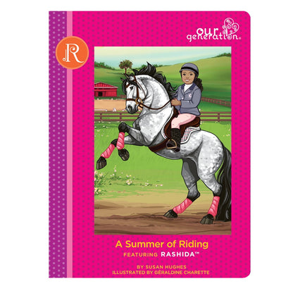 Our Generation Deluxe Rashida Riding Doll With Book