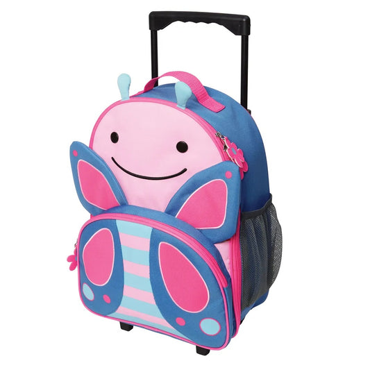 Skip Hop - Zoo Kids Rolling Luggage - Butterfly