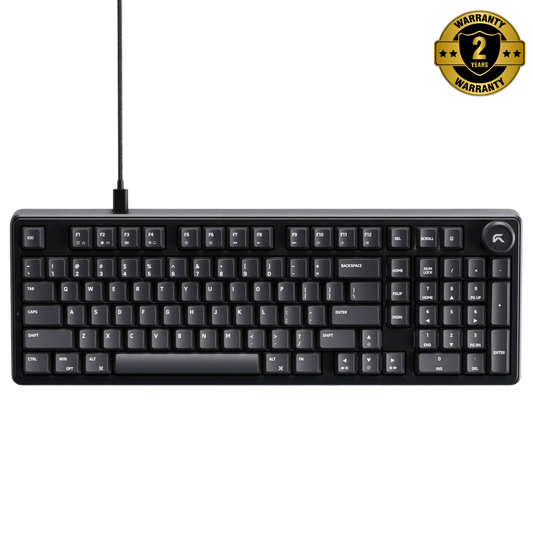 Cybeart Akula 99 Lite - Compact Full Size Wired RGB Gaming Keyboard - Black