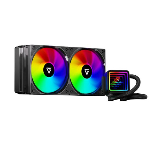 GamerTek Aqua Frost 240MM AIO Liquid Cooler - Black