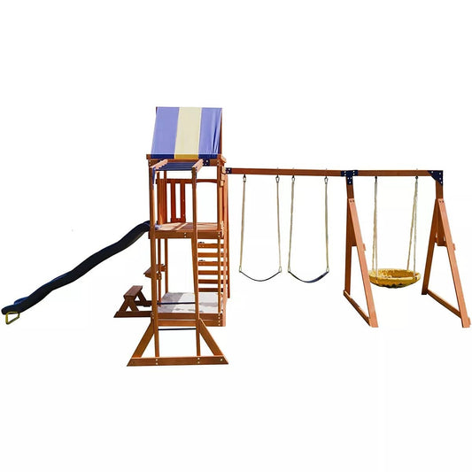 Sports Power Outdoor Sports Power - Grand Mesa Wooden Swing Set